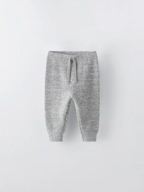 Zara Gray Knit Joggers